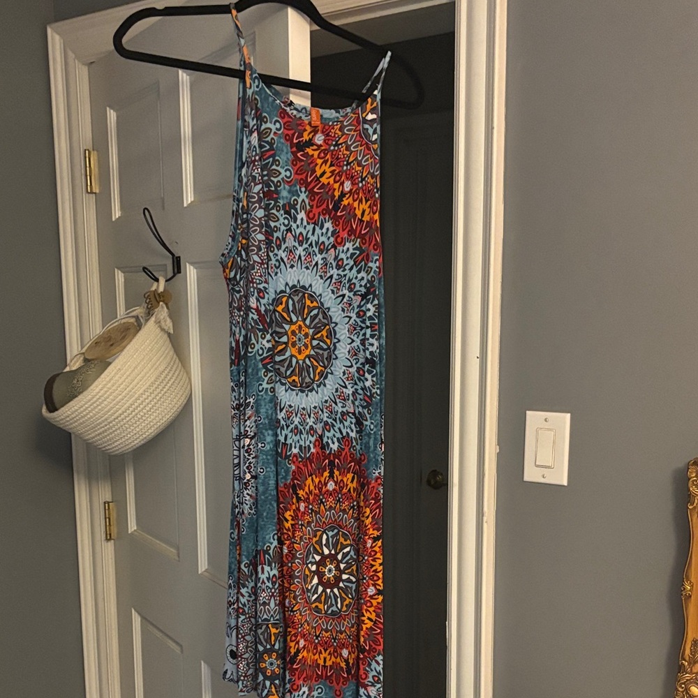 Colorful Bohemian Mini Dress